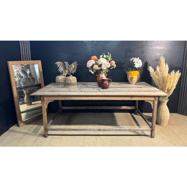 A lovely original French Florists Table from the 19th Century. It would make a wonderful kitchen island. Made from pine...