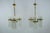 Brass and Glass Chandeliers by Gaetano Sciolari, Italy, 1970s, Set of 2 For Sale - Image 6 of 18