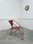 Red Metal Lounge Chair, 1950s For Sale - Image 9 of 9