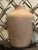 XXL Ceramic Taupe Vase Glossy Finish Oversized Beautiful Modern and Smooth with Roped handles Use alone or add decrative...