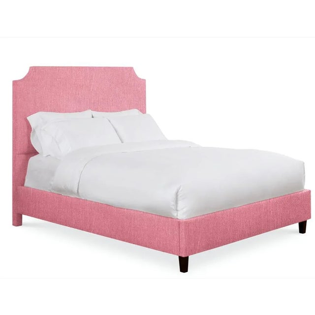 This listing includes the entire bedframe, including the headboard, rails, and footboard. From Chairish's line of bespoke...