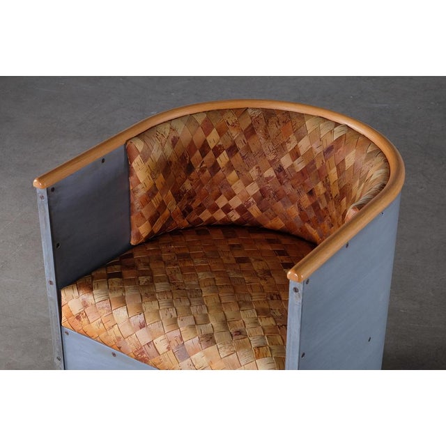 Aluminium Chair Edition 3-50/200 attributed to Mats Theselius for Källemo, 1990s For Sale - Image 10 of 15