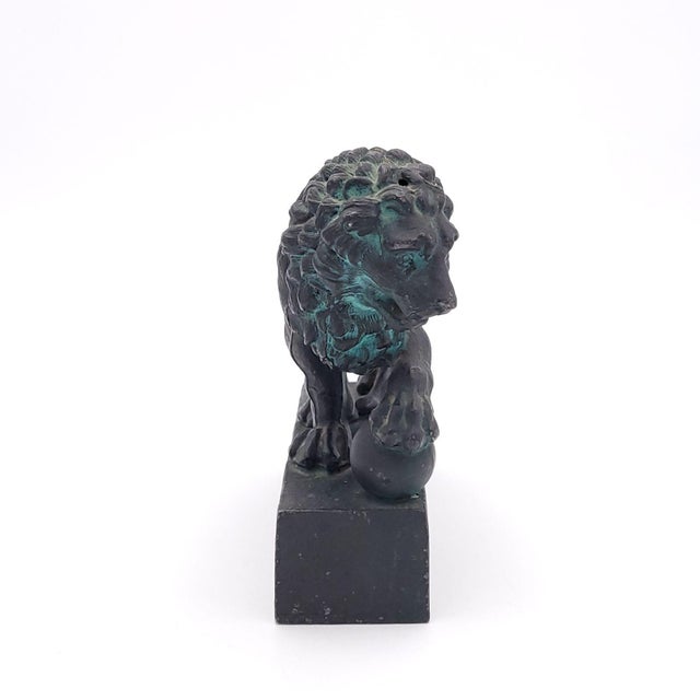 Traditional Vintage Medici Lion, Italy Circa 1960 For Sale - Image 3 of 8
