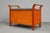 Art Nouveau Chest Bench in Cherry Wood and Bird's-Eye Maple, 20th Century For Sale - Image 8 of 18