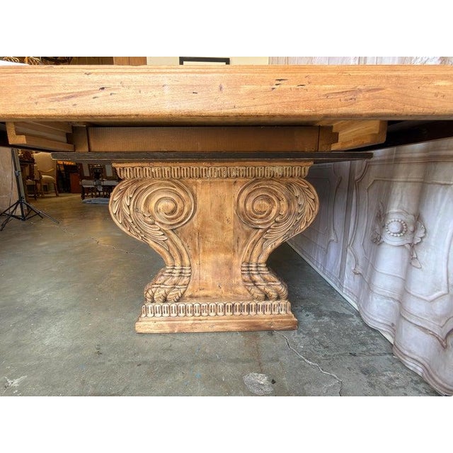 Italian Tuscan Revival Extendable Dining Table For Sale - Image 9 of 18