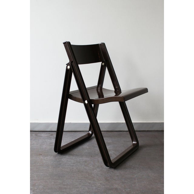 Tan Desk Chair from Allibert, France, 1970s For Sale - Image 8 of 10