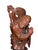 Wood Late 19th Century Chinese Rosewood Carving of a Luohan (Arhat) W/ Mythical Qilin For Sale - Image 7 of 7