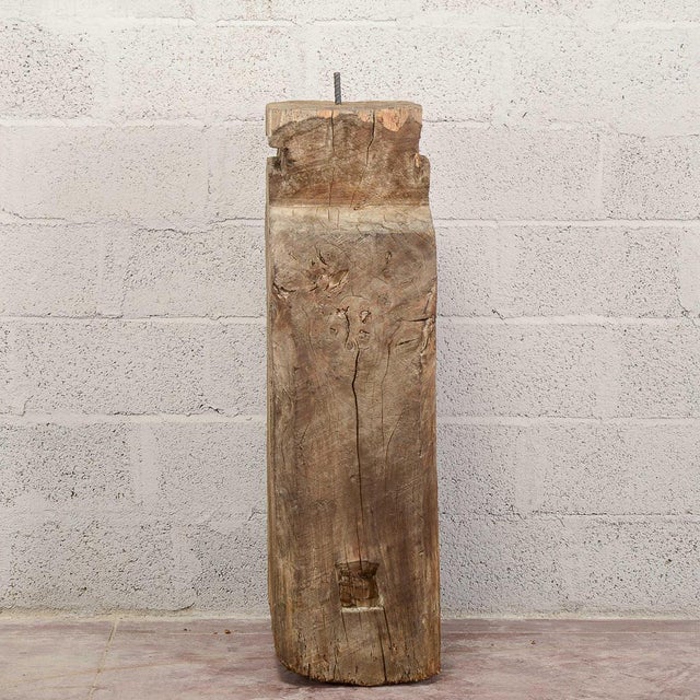 Column, Pedestal, Beam, and Decorative Base for a Statue For Sale - Image 3 of 9