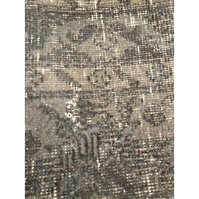 1960s Overdyed Turkish Oushak Pillow 24" X 24" For Sale - Image 4 of 6