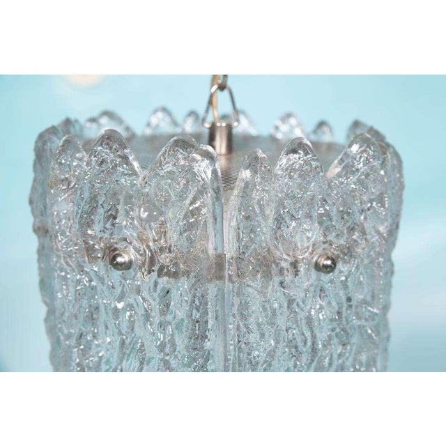 Metal Vintage Glass Hanging Lamp from Orrefors For Sale - Image 7 of 18