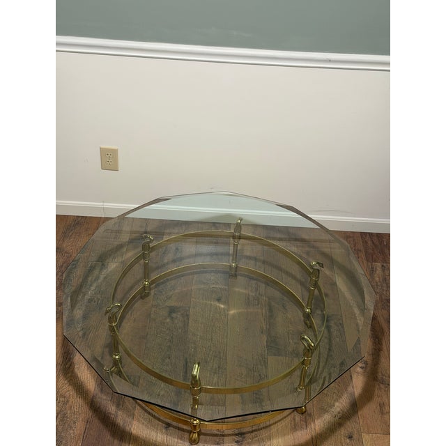 1960s 1960s Attributed LaBarge Swan Coffee Table For Sale - Image 5 of 8