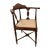 Antique Edwardian Inlaid Mahogany Corner Chair For Sale - Image 9 of 9