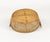 Mid-Century Round Bowl or Centerpiece in Rattan and Brass, Italy, 1970s For Sale - Image 11 of 12