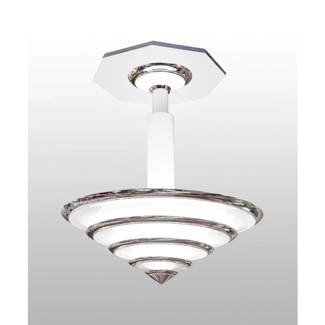 Ceiling Lamp by Georges Halais For Sale - Image 5 of 5