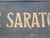 Early 20th Century Double Sided "The Saratogian" Saratoga Newspaper Sign For Sale - Image 11 of 16
