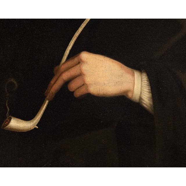 Tim Bobbin, A Judge and A Beggar, 1700s, Oil, Framed For Sale - Image 5 of 9