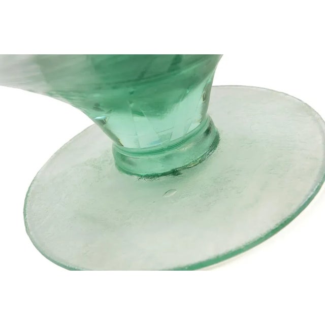 Angelo Rinaldi Acid Etched Geometrical Pattern Glass Bowl For Sale In Miami - Image 6 of 8