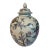 Chinoiserie Vintage Chinese Wbi Hand-Painted Famille Rose Peach Ginger Jar & Lid W/Stand For Sale - Image 3 of 6