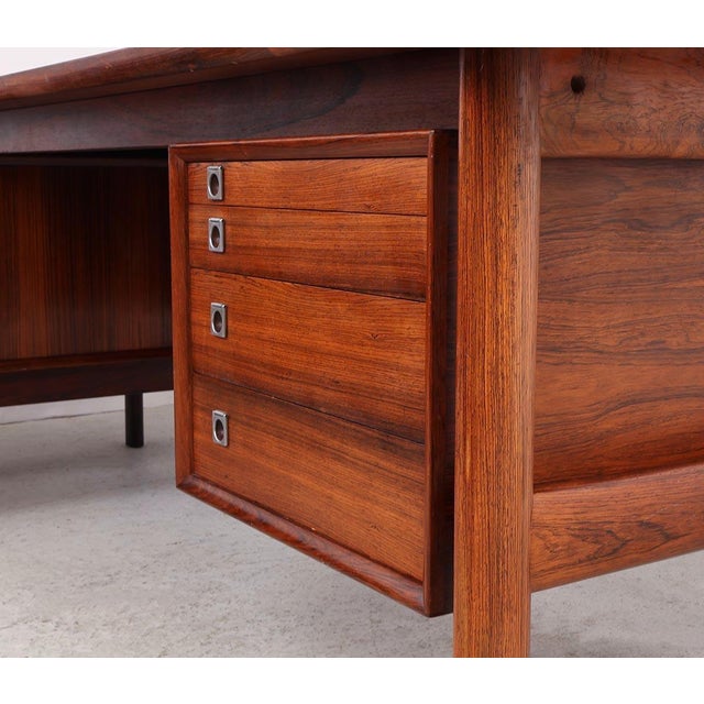 Executive Desk with Sideboard by Arne Vodder for Sibast, 1960s, Set of 2 For Sale - Image 6 of 18