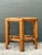 Vintage Rattan Hexagon Dining Table Pedestal For Sale - Image 11 of 12