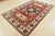 Tribal Kazak Rug 6’1” X 9’3” Red Wool Tribal Hand-Knotted Oriental Carpet For Sale - Image 3 of 12