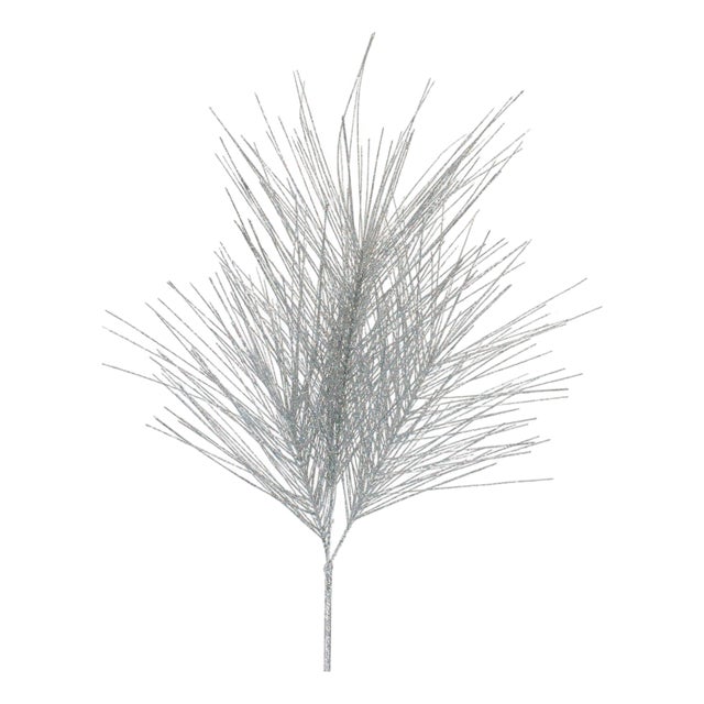 Glittered Pine Spray (Set of 4) For Sale