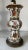 Chinese 18th/19th Qing Chinese Porcelain Famille Rose Gu Vase Converted Lamp For Sale - Image 3 of 13