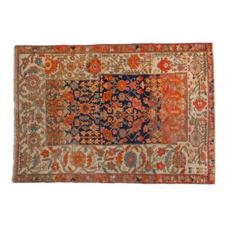 Antique Sampler Malayer Rug 4' X 5'8" For Sale
