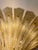 Large Italian Murano Gold Palm Leaf Chandelier, 1970 For Sale - Image 6 of 14