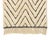 Ivory Elegant Diamond Hand-Knotted Moroccan Wool Runner | 19'5" X 3'10" | One of a Kind For Sale - Image 8 of 8
