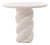 Ivory Terrazzo Twist Outdoor Bistro Table For Sale