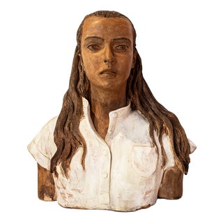 Italian Artist, Bust Sculpture, 1978, Terracotta For Sale