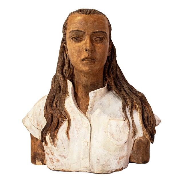 Italian Artist, Bust Sculpture, 1978, Terracotta For Sale