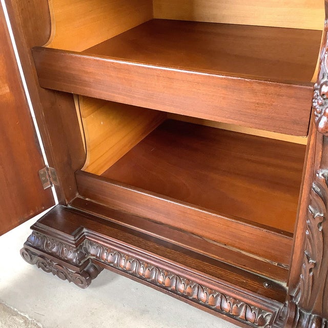 Antique Carved Renaissance Revival Sideboard For Sale - Image 10 of 12