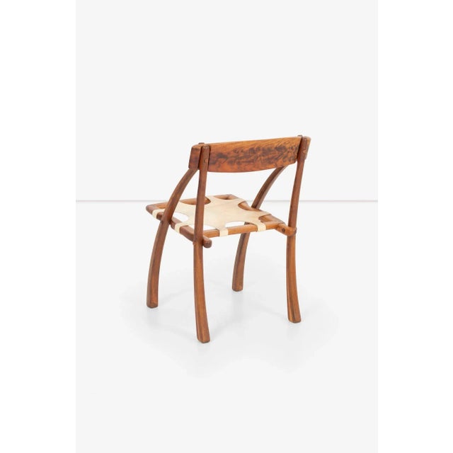 Chestnut 1980s Arthur Espenet Carpenter Wishbone Chair For Sale - Image 8 of 13