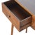 Chestnut-Finish Mango Wood Curved Console Table For Sale In Philadelphia - Image 6 of 8