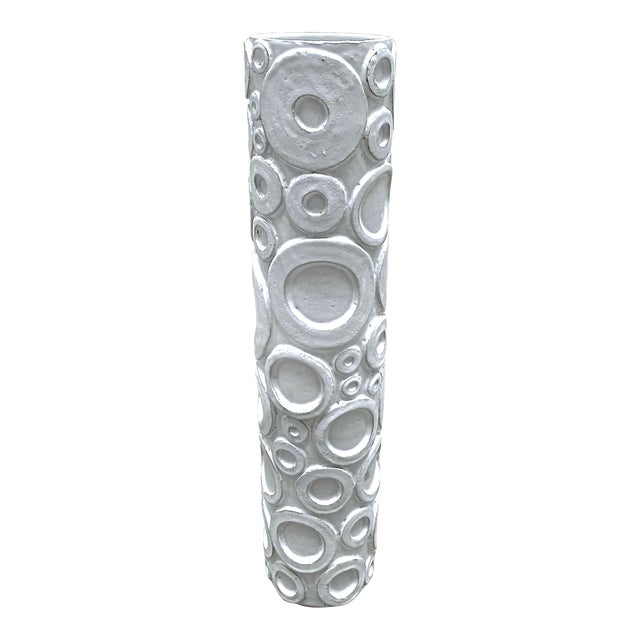 Jonathan Adler Couture Circles Bespoke Tall Vase Chairish