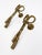Mid-Century Italian Hollywood Regency Brass Handles or Wall Hooks, 1970s, Set of 2 For Sale - Image 12 of 17