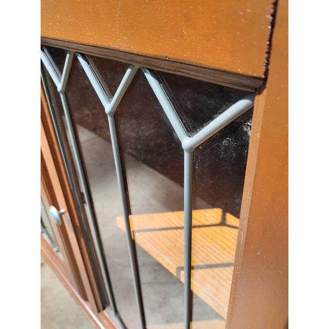 Wood Late 20th Century Buffet Credenza Tv Stand Bookcase Sideboard For Sale - Image 7 of 10
