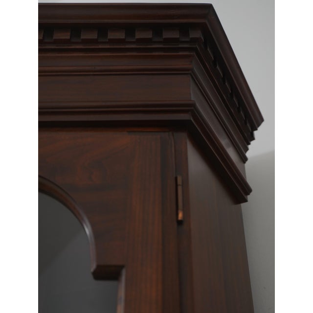 1980s Harden Cherry 2 Piece 4 Door China Cabinet For Sale - Image 13 of 18