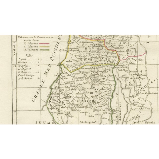Antique Holy Land Map by Robert De Vaugondy, 1806 For Sale - Image 6 of 11