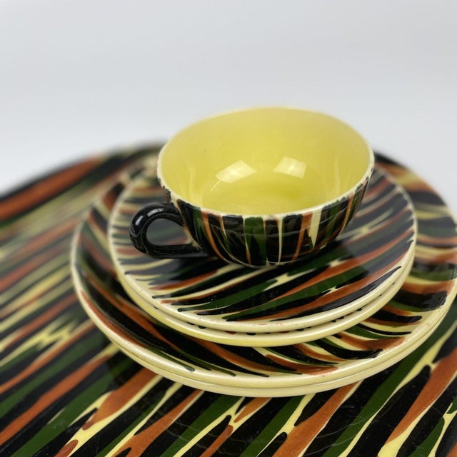 Cups and Saucers from Saint Clément, 1960s, Set of 4 For Sale - Image 6 of 7