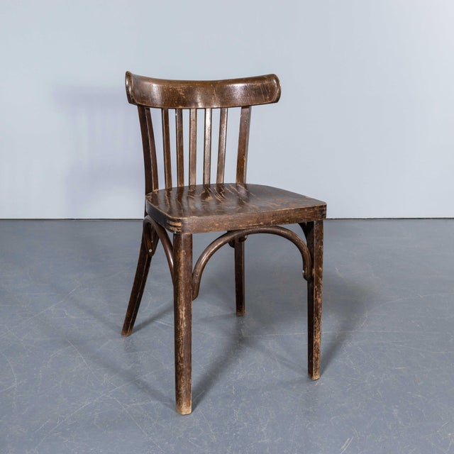 1950s Vintage Bentwood Pub Chairs, 1950s, Set of 6 For Sale - Image 5 of 14