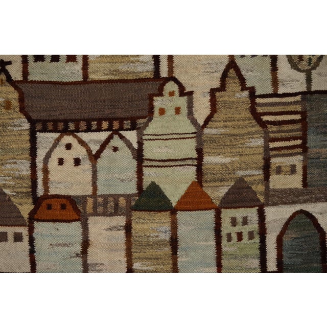 Large Architectural Kilim Tapestry by Piotr Grabowski, 1970s For Sale - Image 4 of 10