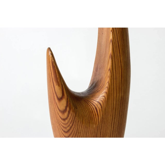 1960s Pine and Teak Sculpture by Johnny Matsson, 1962 For Sale - Image 5 of 8