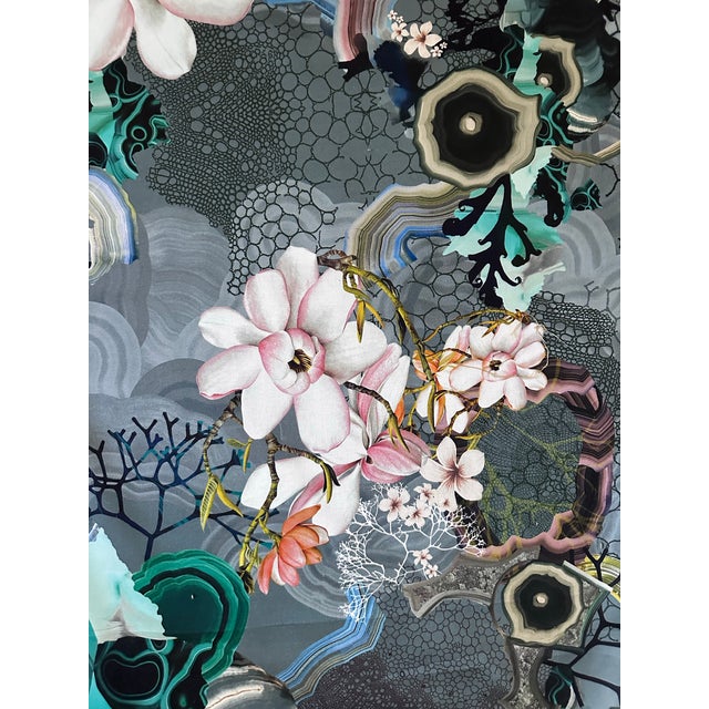 Christian Lacroix Designers Guild Algae Bloom 2 1/2 Yards Fabric Fcl7062-01 Utopia Collection For Sale - Image 4 of 5