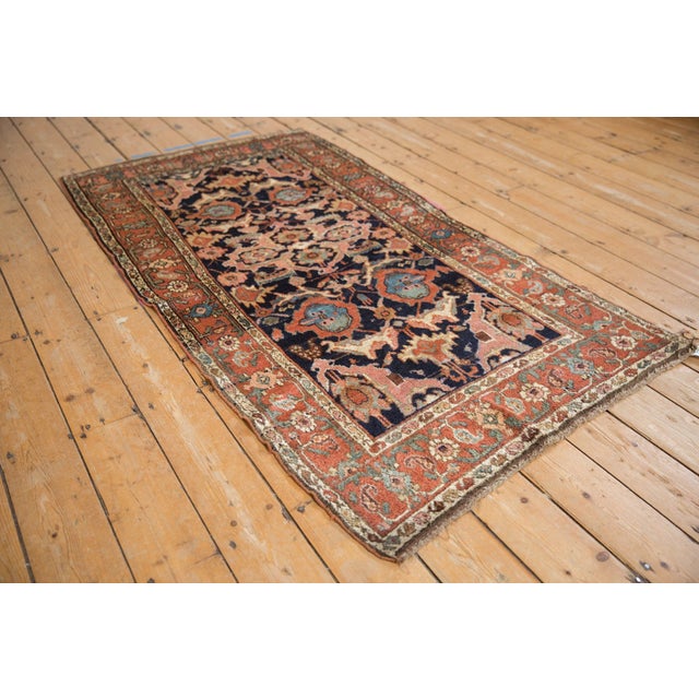Old New House Antique Kurdish Rug - 3'4" x 6'6" For Sale - Image 4 of 10