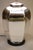 1970s Mid Century Modern Mercury Glass Ginger Jar Chrome Silver Table Lamp For Sale - Image 4 of 11