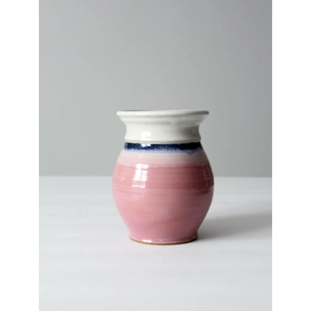 Studio Pottery Vase For Sale - Image 10 of 10