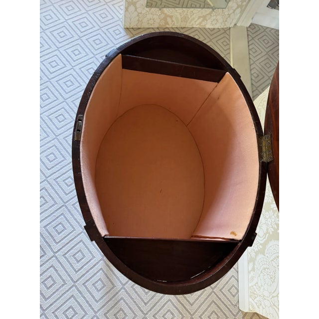 Sheraton Period Mahogany Workbox With Satinwood Circa 1790 For Sale In New York - Image 6 of 11